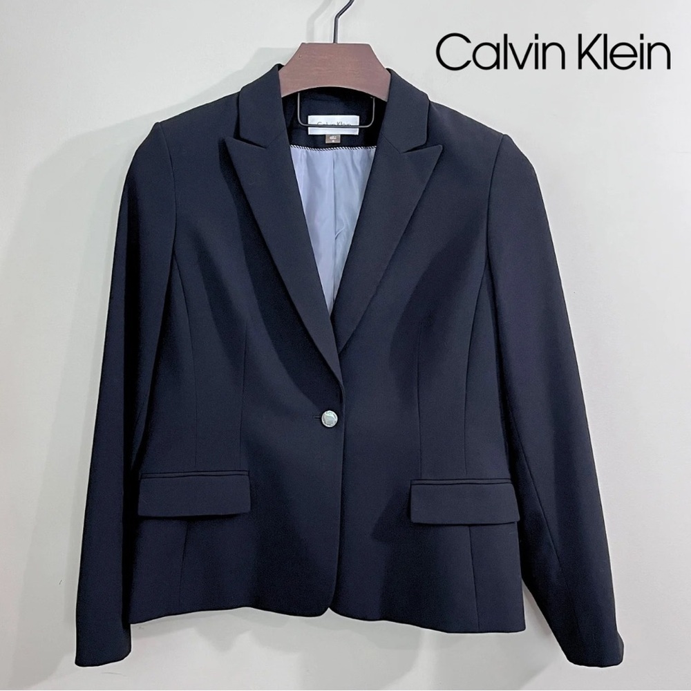 Calvin Klein Women’s 1-Button Blazer